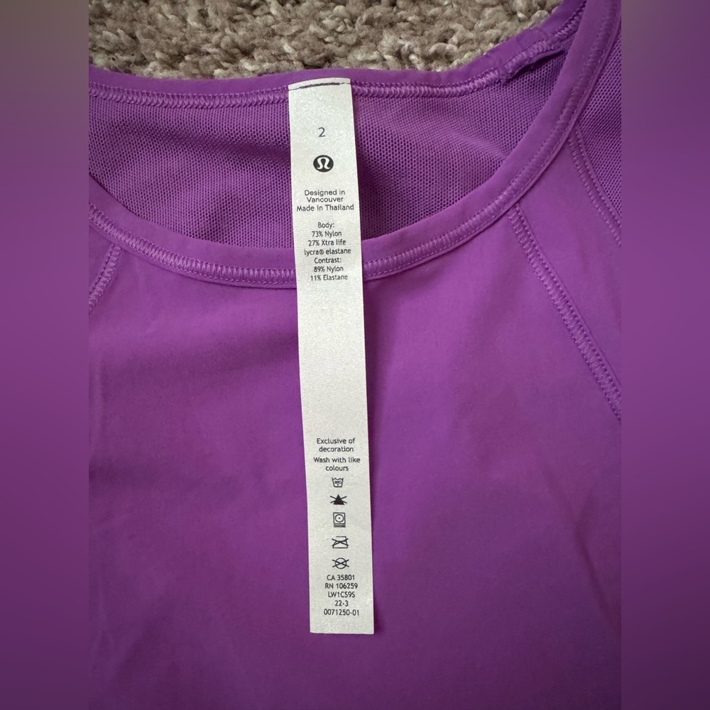 Lululemon Sculpt Tank Moonlit Magenta - Picture 4 of 7